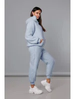 Teplý blankytný teplákový dámský komplet (YP-1104) Teplý blankytný teplákový dámský komplet (YP-1104)