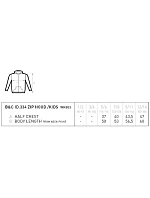 B&C ID.334 Zip Hood /kids Dětská mikina s kapucí 01.K334 sport grey B&C ID.334 Zip Hood /kids Dětská mikina s kapucí 01.K334 sport grey