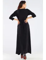 Dámské šaty A454 Černá -  Awama
