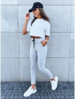 Dámské sportovní kalhoty VELVET SKY light grey FashionStreet UY1628