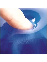 Gelová podložka pod myš a zápěstí Fellowes CRYSTAL modrá