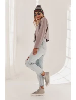 Dámské Tenisky Big Star Vysoké Zateplené Šedé EE274114