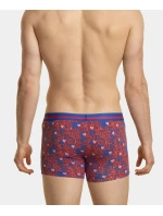 Pánské boxerky ATLANTIC 2Pack - modrá/červená Pánské boxerky ATLANTIC 2Pack - modrá/červená