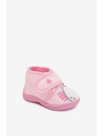 Dětské bačkory na suchý zip – růžové Jeselle Dětské bačkory na suchý zip – růžové Jeselle