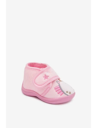 Dětské bačkory na suchý zip – růžové Jeselle Dětské bačkory na suchý zip – růžové Jeselle