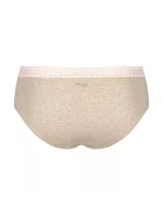 Dámské kalhotky GO Ribbed R Hipster C2P - GRAY - sv. béžové M013 - SLOGGI