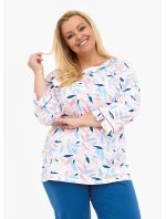 Cornette 732/452 Amelia 2 3/4 3XL-5XL dámské pyžamo