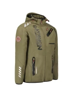 Geographical Norway Softshellová bunda Royaute DB 068 M WY1997H/GN-Kaki / Black