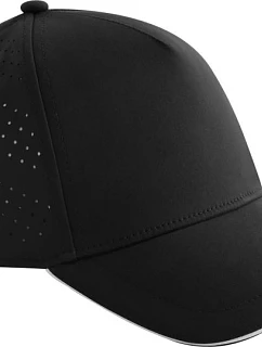 Beechfield B 155R 5 Panelová sandwich kšiltovka "Accelerate" 53.155R black/white