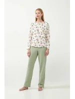 Vamp - Pastelové květinové pyžamo 21354 - Vamp