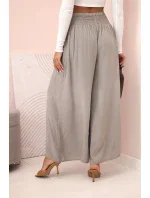 Dámské viskózové kalhoty s elastickým pasem fango