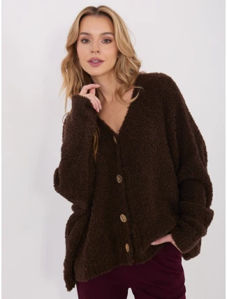 Jumper CH SW 72981.05P tmavě hnědý