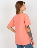 Dámské tričko EM TS 527 1.26X broskvová - FPrice Dámské tričko EM TS 527 1.26X broskvová - FPrice