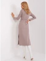 LK SK 509456 šaty.99 tmavě lila