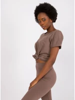 Tričko RV TS 4838.73P hnědá