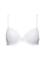 Dámská vyztužená podprsenka Lightly Lined Demi QF4630E - Calvin Klein