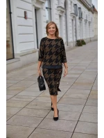 Dámská souprava M377 hnědočerná -  La Aurora