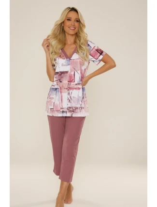 DÁMSKÉ PYŽAMO FIALOVÉ 777