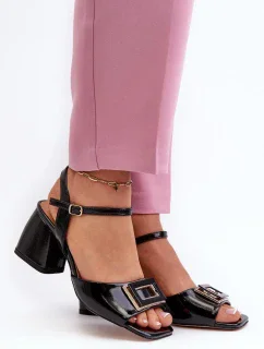 Sandály na podpatku model 196646 Step in style