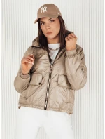 Dámská přechodová bunda ARON camel FashionStreet TY4112