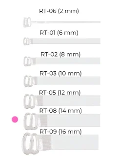 Silikonová ramínka Julimex RT 08 14mm