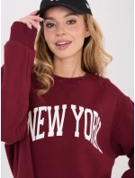 Mikina WT BL A1062.29 bordó Mikina WT BL A1062.29 bordó