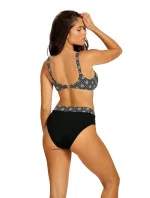 Dámské dvoudílné plavky Barbados 2 S940BA2-2 černé se vzorem - Self Dámské dvoudílné plavky Barbados 2 S940BA2-2 černé se vzorem - Self