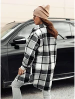 Dámské oversize košilové sako PLAIDIFY černé FashionStreet TY4752