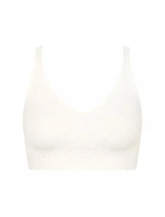 Dámská podprsenka ZERO Feel Bliss Bralette - WHITE - bílá 00GZ - SLOGGI