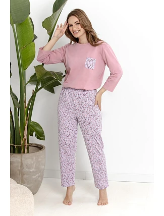 Pyžamo Taro 3629 Agnessa dlouhé rukávy, velikosti S–XL, Z26/27 Pyžamo Taro 3629 Agnessa dlouhé rukávy, velikosti S–XL, Z26/27