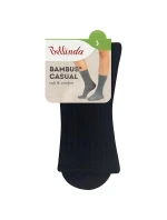 Zimní bambusové ponožky BAMBUS CASUAL SOCKS - BELLINDA - černá