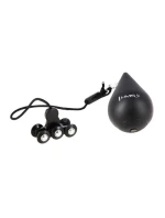 Hula hop plus size HMS HHW12 s výstupky a závažími černá Hula hop plus size HMS HHW12 s výstupky a závažími černá