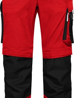 Daiber JN 1832 (25-28) Pracovní kalhoty "Modern Style" - Strong 02.132S red/black