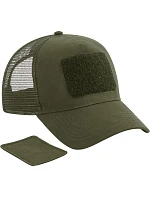 Beechfield B 641 5 panelová kšiltovka "Removable Patch Trucker" 53.0641 military green Beechfield B 641 5 panelová kšiltovka "Removable Patch Trucker" 53.0641 military green