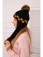 Dámská ušanka Nadia K321 černá Dámská ušanka Nadia K321 černá