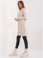 Šaty LC SK 8012 2.25P světle béžová Šaty LC SK 8012 2.25P světle béžová