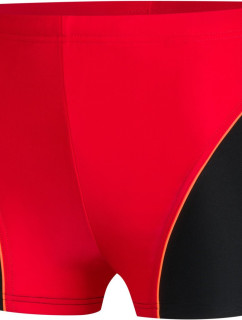 AQUA SPEED Plavecké šortky Leo červeno-černý vzor 16