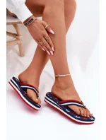 Dámské žabky na klínku Big Star – tmavě modré