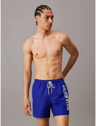 Pánské plavky KM0KM01004 C86 kr. modré - Calvin Klein Pánské plavky KM0KM01004 C86 kr. modré - Calvin Klein