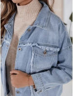Dámská džínová bunda DENZARIA modrá FashionStreet TY4905