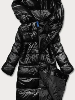 Černá matná dámská zimní bunda ve třech délcech (AG3-3037)
