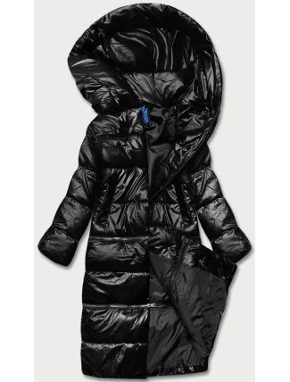 Černá matná dámská zimní bunda ve třech délcech (AG3-3037)