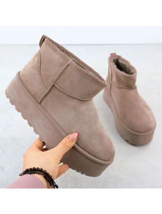 Dámské sněhule semišové béžové Potocki 16322