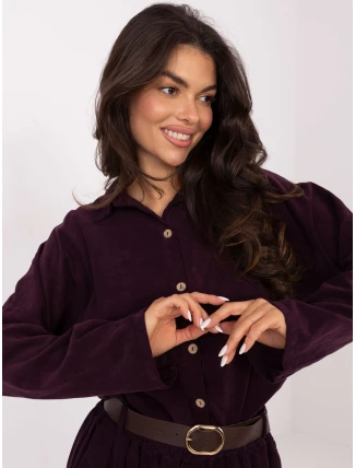 Košile IT KS 22390.81 tmavě fialová Košile IT KS 22390.81 tmavě fialová