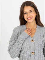 Dámský svetr LC SW 8008 šedý