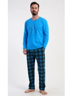 Pánské pyžamo dlouhé Tetris Pánské pyžamo dlouhé Tetris