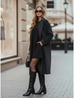 Dámské černé kozačky na podpatku FashionStreet ZY1213