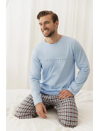Pyžamo Taro 3665 Sven, dlouhé rukávy, velikosti S–2XL, Z26 Pyžamo Taro 3665 Sven, dlouhé rukávy, velikosti S–2XL, Z26