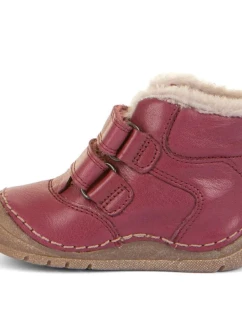 Dětská zimní kotníková obuv Froddo zateplená z přírodní kůže lehká