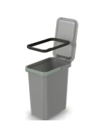 Odpadkové koše 12 l SYSTEMA SORTIBOX SMOOTH GRAY dětské